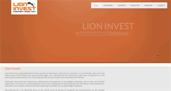 Desktop Screenshot of lioninvest.com