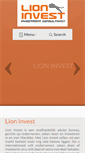 Mobile Screenshot of lioninvest.com